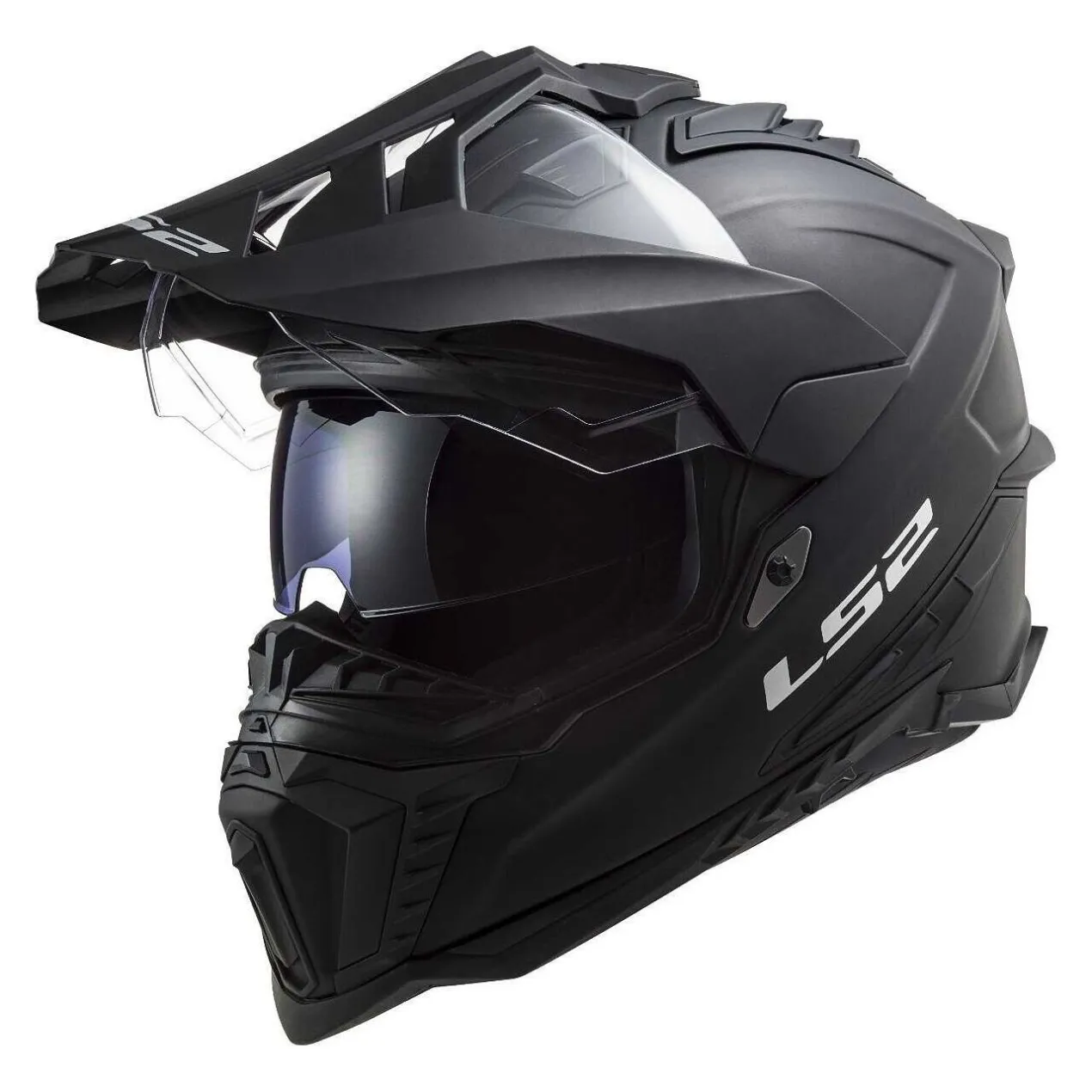 Casco Adventure Ls2 Mx701 Explorer Solid Matt Black