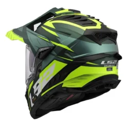 Casco Adventure Ls2 Mx701 Explorer Spire Green H-v Yellow