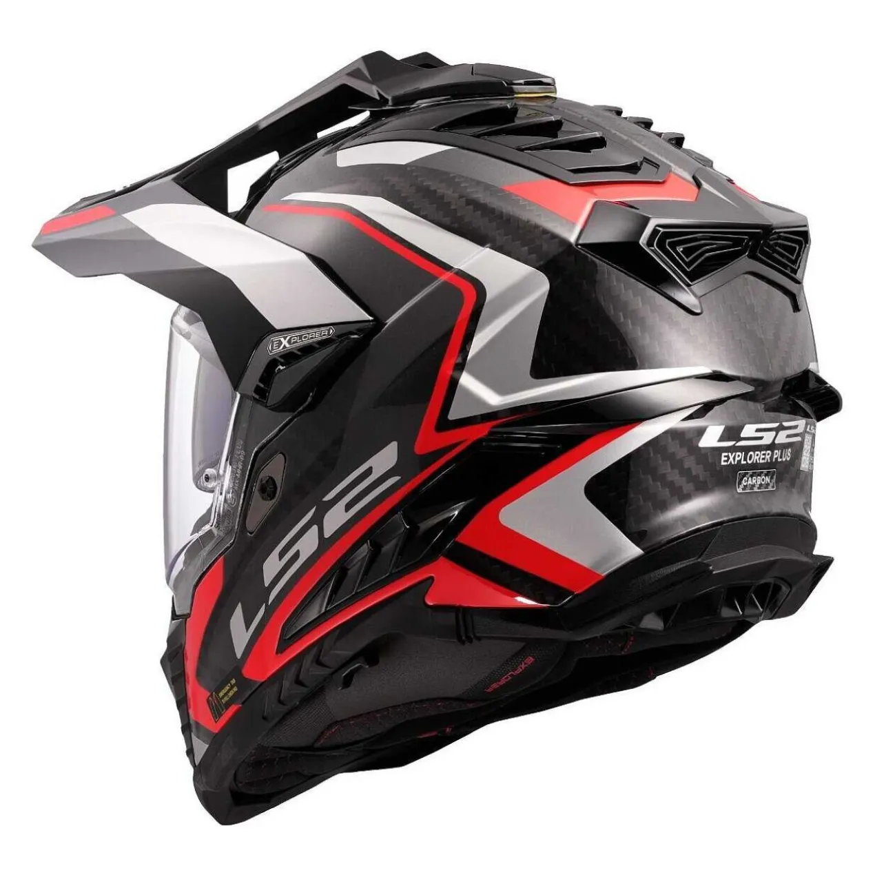 Casco Adventure Ls2 Mx701 Explorer C Frontier II Red