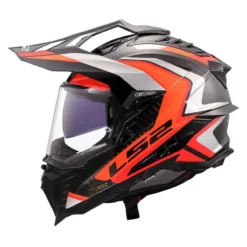 Casco Adventure Ls2 Mx701 Explorer C Frontier II Orange