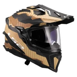 Casco Adventure Ls2 Mx701 Explorer C Trick Brown Sand