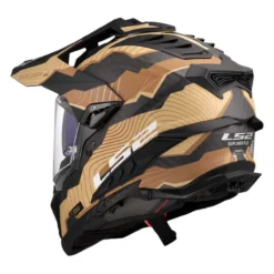 Casco Adventure Ls2 Mx701 Explorer C Trick Brown Sand