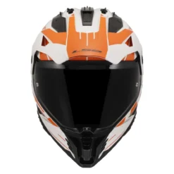 Casco Adventure Ls2 Mx702 Pioneer II Namib White Orange
