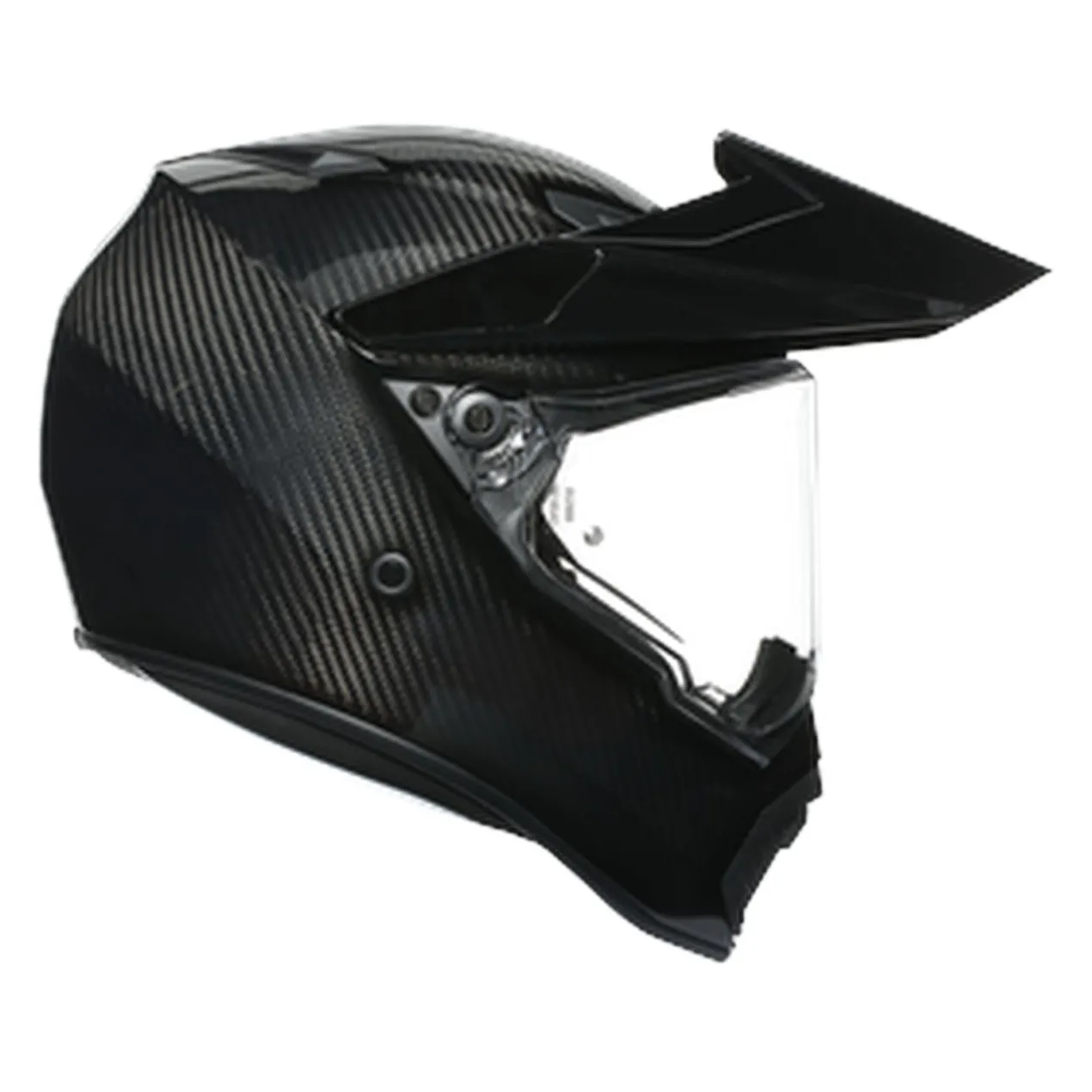 Casco Agv Ax9 E2206 Mono Glossy Carbon