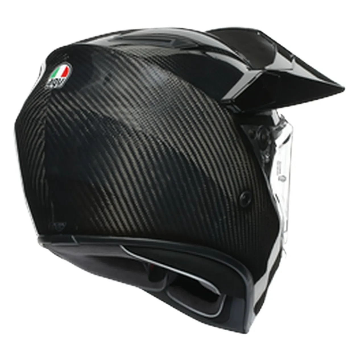 Casco Agv Ax9 E2206 Mono Glossy Carbon