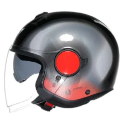 Casco Agv Eteres E2206 Levanto Black/silver/red