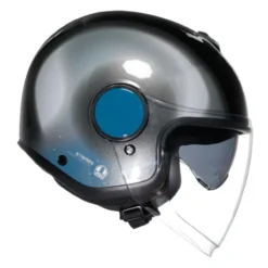 Casco Agv Eteres E2206 Levanto Black/silver/blue