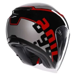 Casco Agv Irides E2206 Valenza Matt Grey/black/red