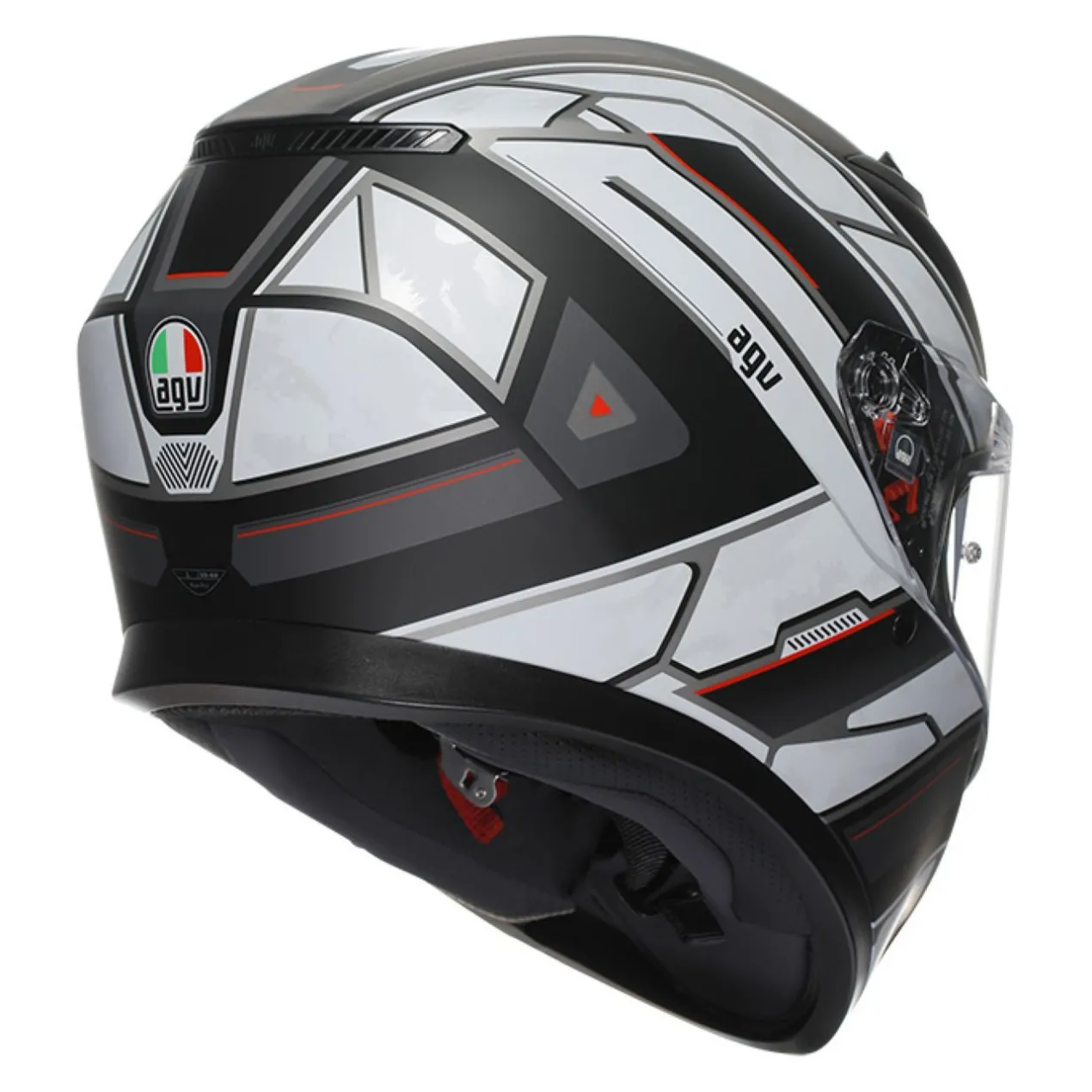 Casco Agv K3 E2206 Rivia Matt Black/white
