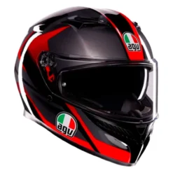 Casco Agv K3 E2206 Striga Black/grey/red