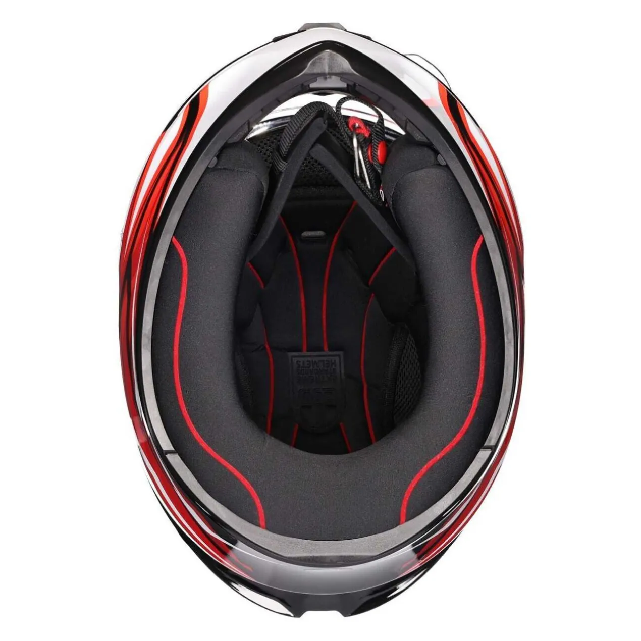 Casco Agv K1 S E2206 Lion Black/red/white