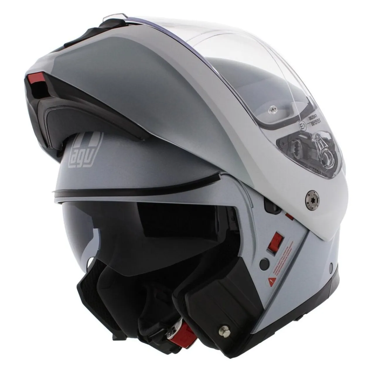 Casco Agv Streetmodular E06 Levico Grey/silver