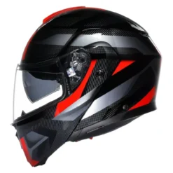 Casco Agv Streetmodular Ledro E2206 Mplk Black/red