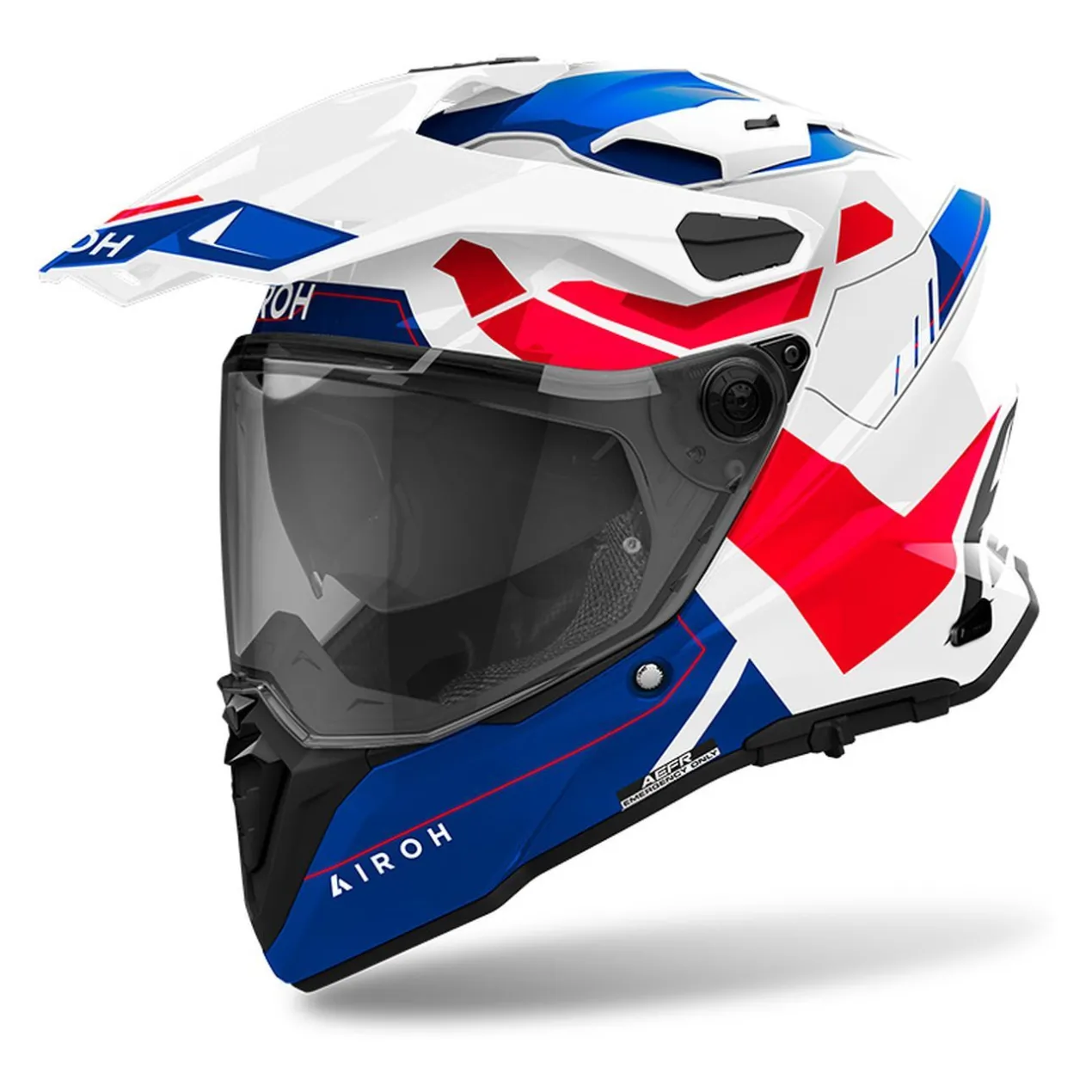 Casco Airoh Commander 2 Reveal 06 Blue/red Gloss