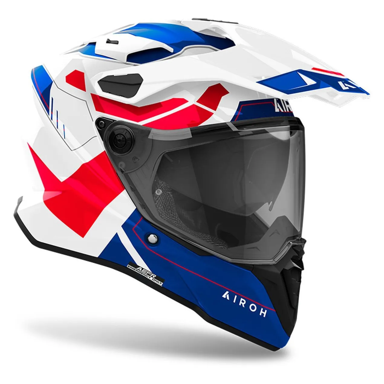 Casco Airoh Commander 2 Reveal 06 Blue/red Gloss