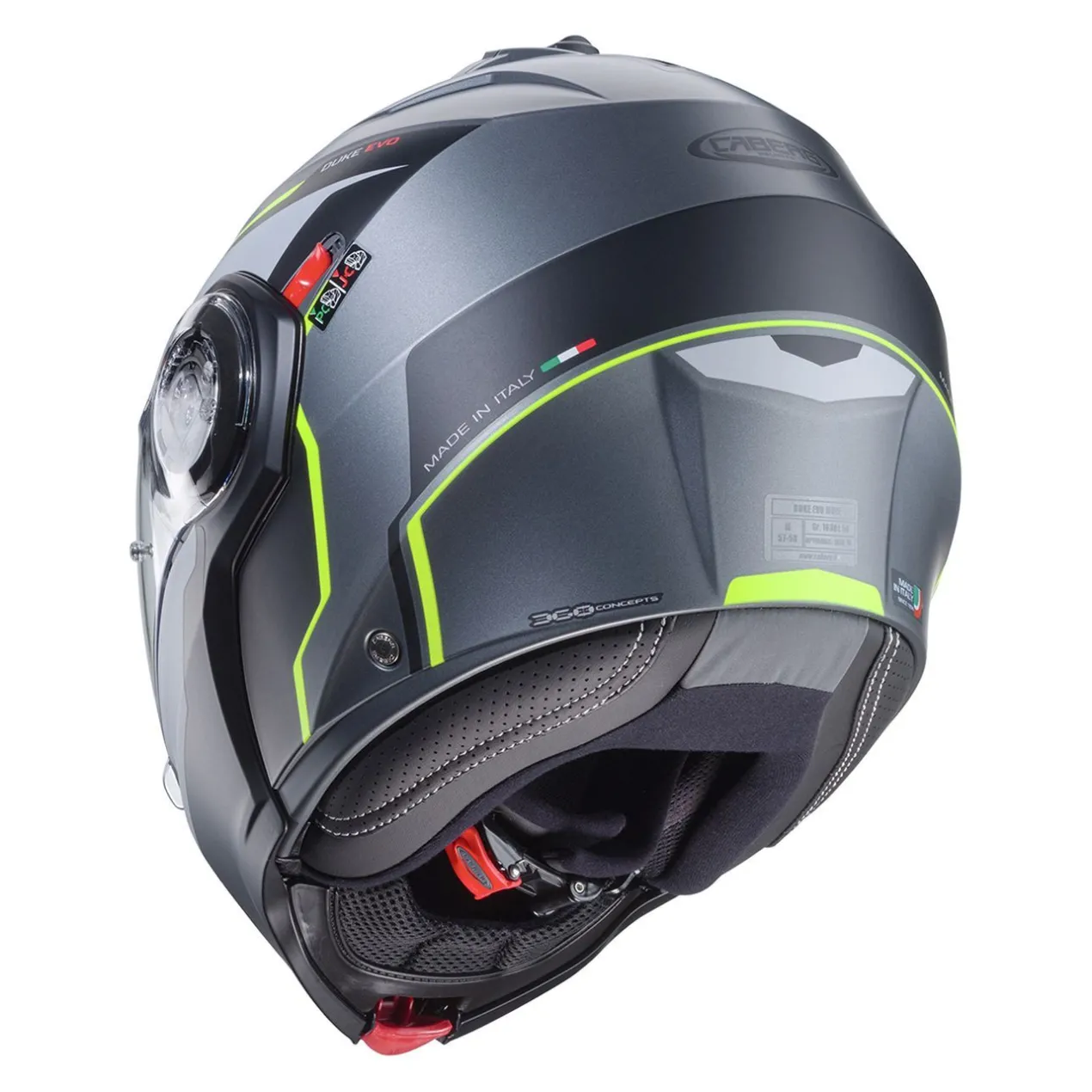 Casco Apribile Caberg Duke Evo Move Matt Gun Metal/