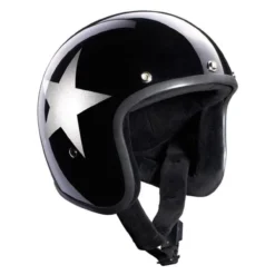 Casco Bandit Jet Non Omologato Star Black