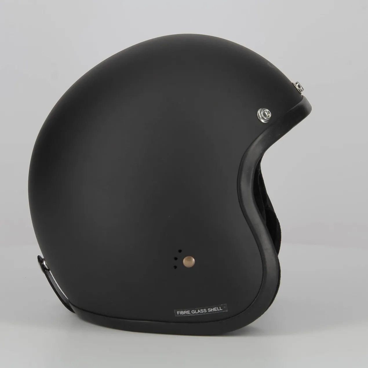 Casco Bandit Jet Omologato Calotta Piccola!!! Nero Opaco