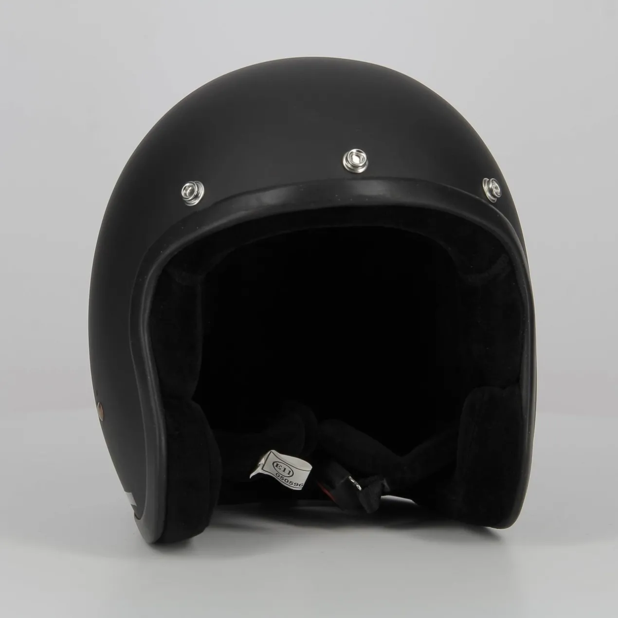 Casco Bandit Jet Omologato Calotta Piccola!!! Nero Opaco