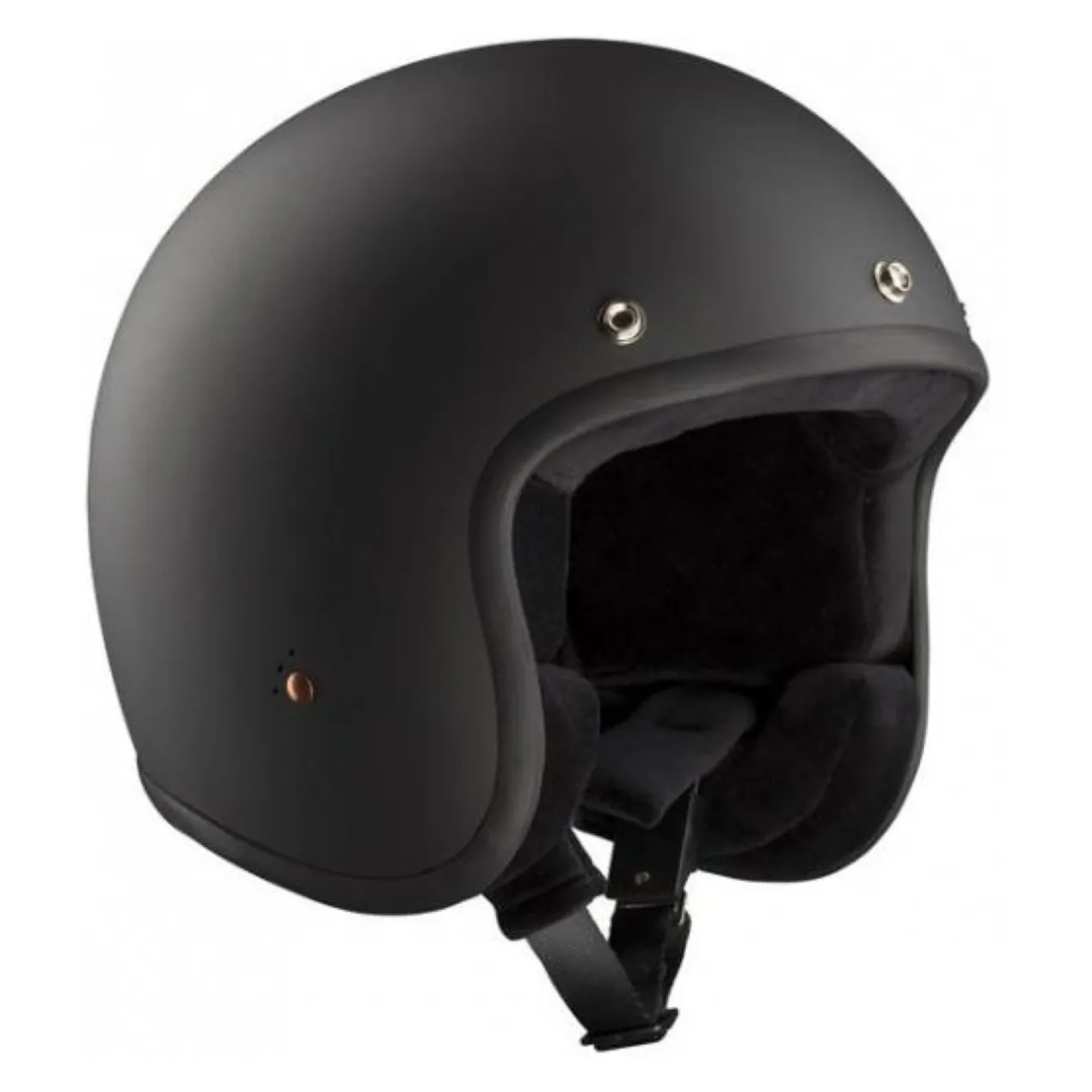Casco Bandit Jet Omologato Calotta Piccola!!! Nero Opaco