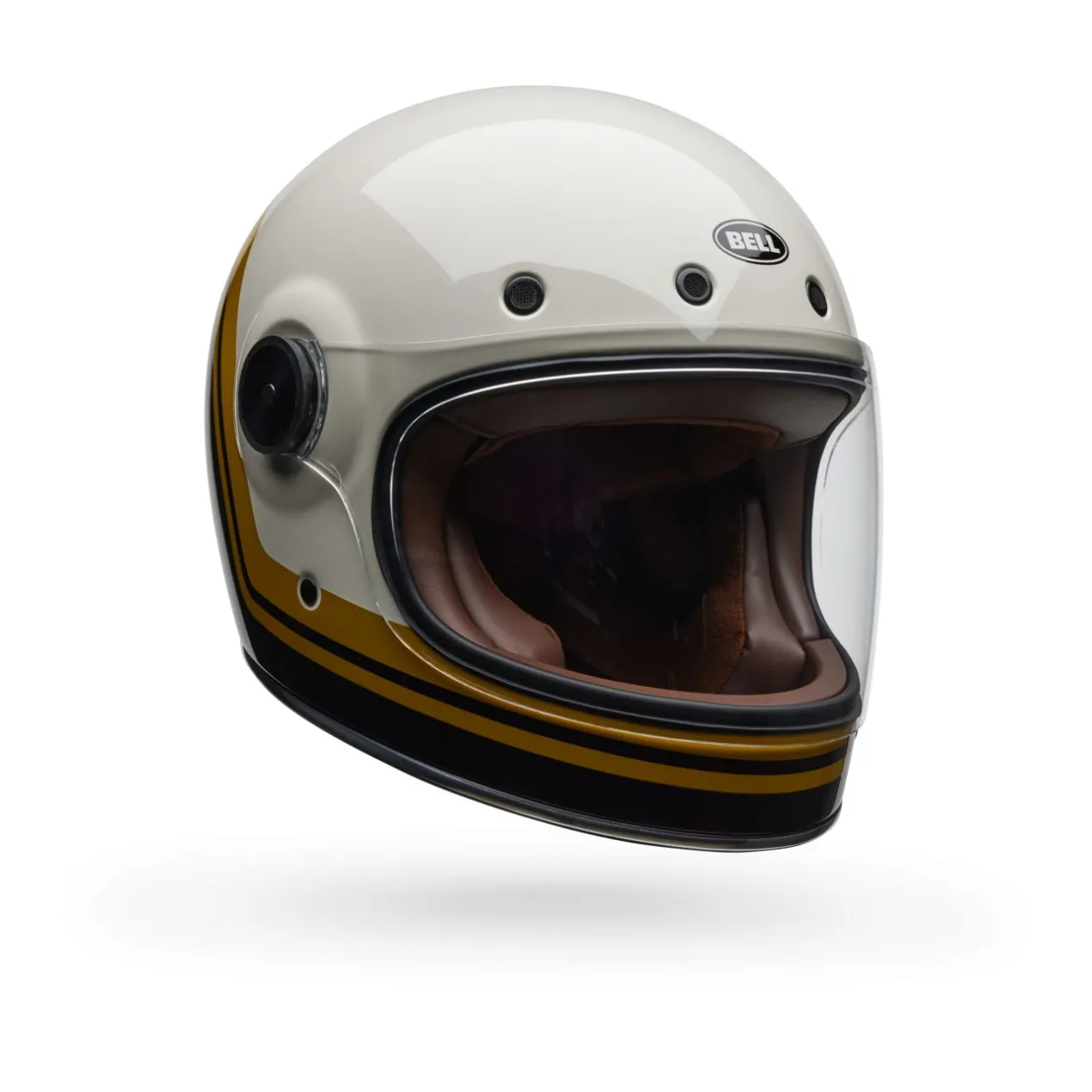 Casco Bell Bullitt Gt Wander Vintage Bianco Nero