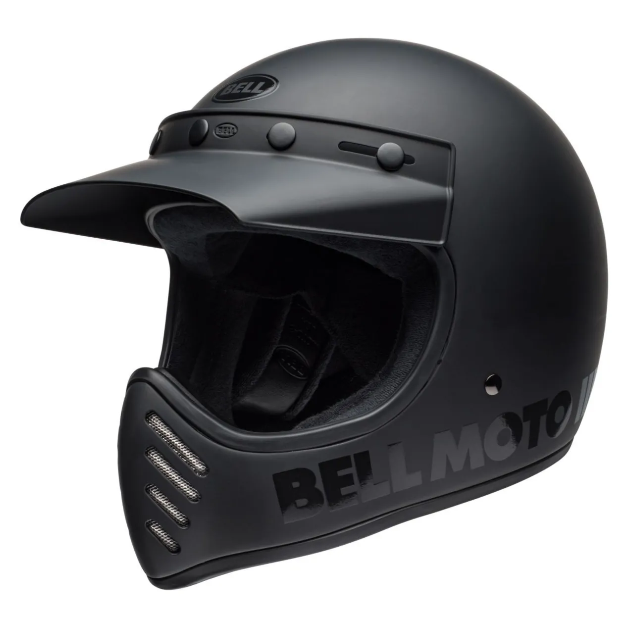 Casco Bell Moto-3 Classic Nero Opaco Lucido