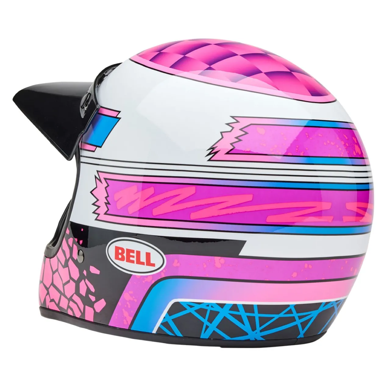 Casco Bell Moto-3 Deathspray Rosa Viola