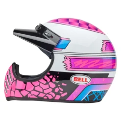 Casco Bell Moto-3 Deathspray Rosa Viola