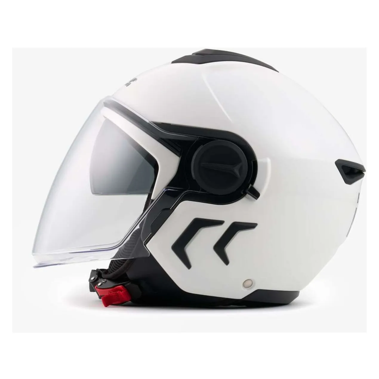 Casco Blauer Demi Jet Dj01 Mono Glossy White