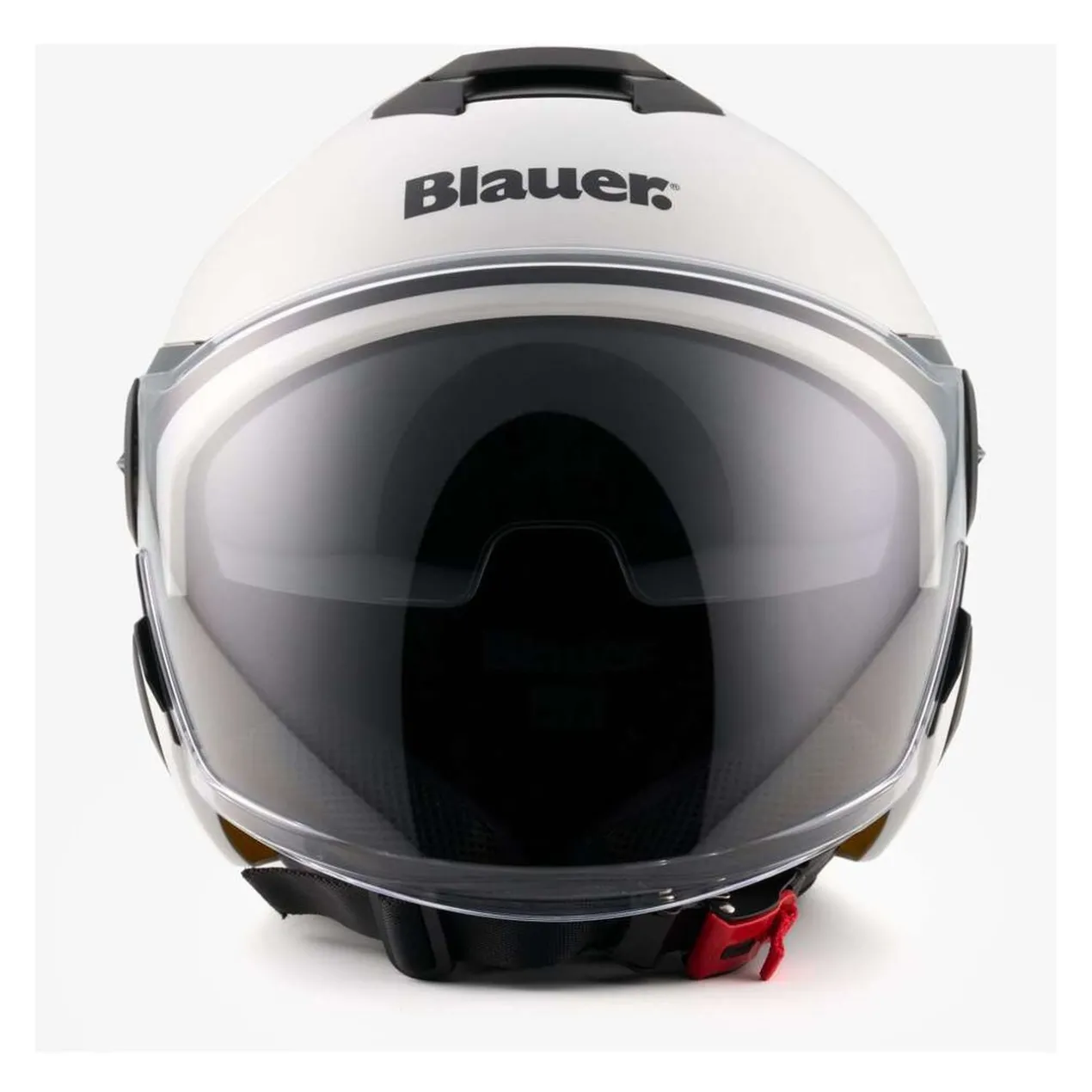 Casco Blauer Demi Jet Dj01 Mono Glossy White