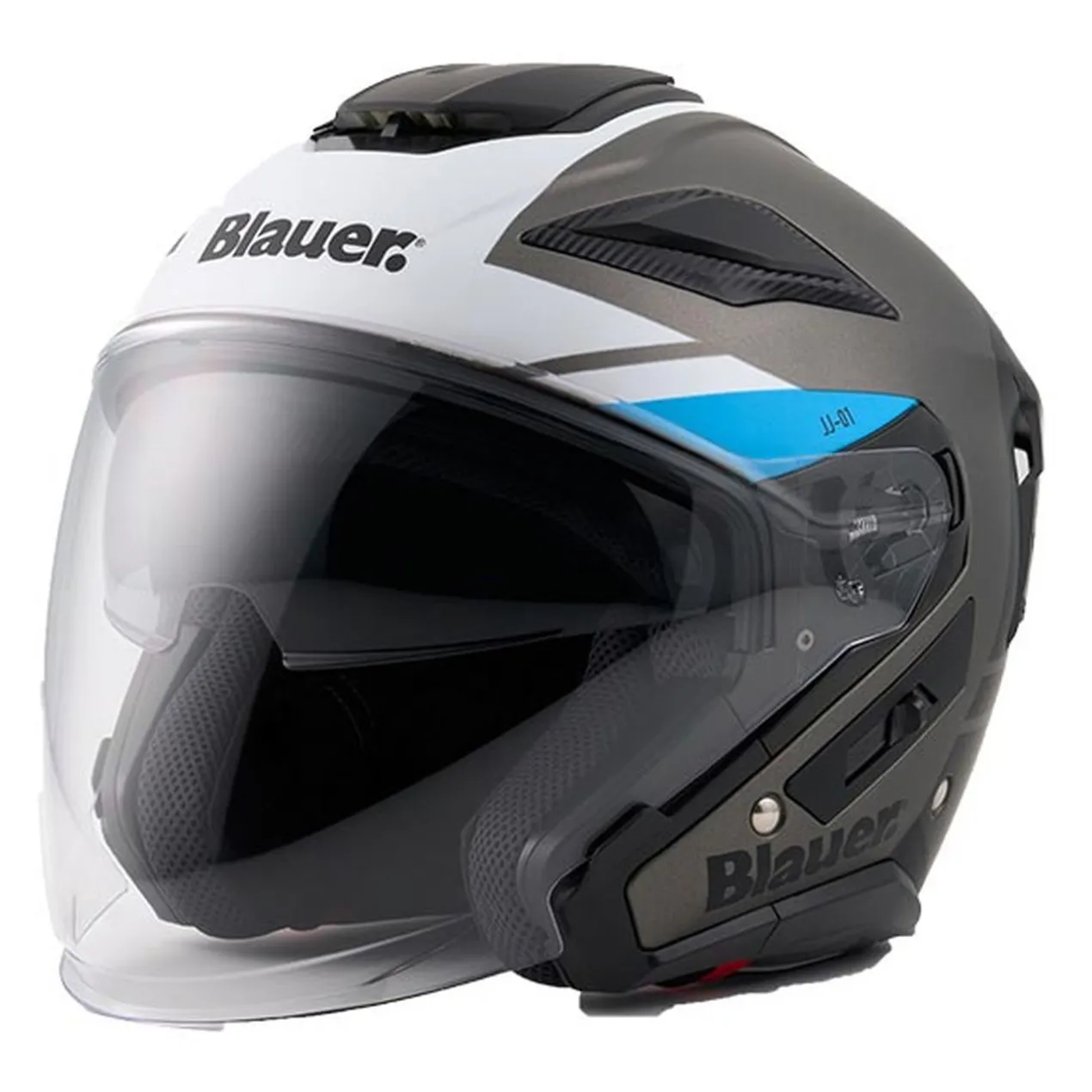 Casco Blauer Jet Jj01 Matt Titanium