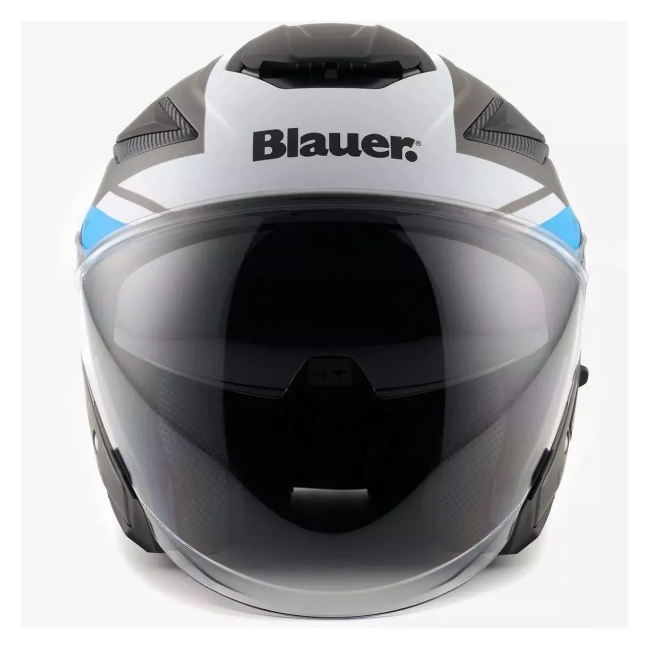 Casco Blauer Jet Jj01 Matt Titanium