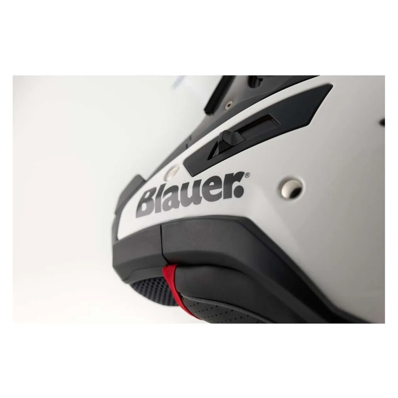 Casco Blauer Jet Jj01 Mono Glossy White