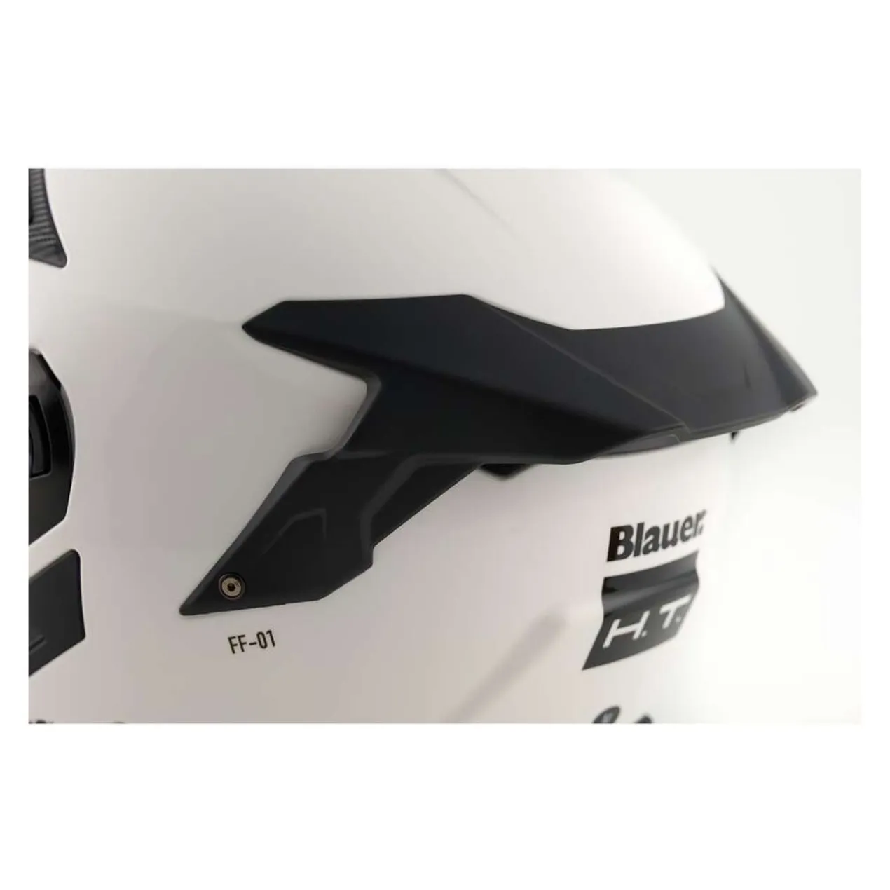 Casco Blauer Jet Jj01 Mono Glossy White