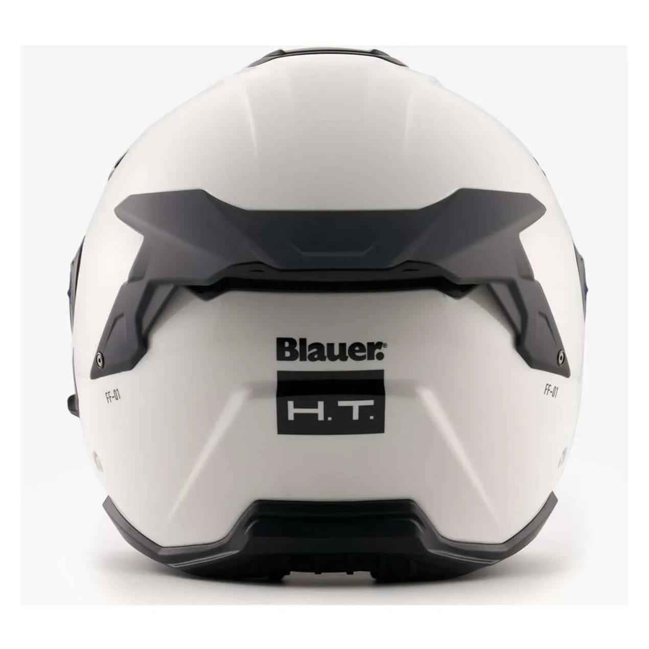 Casco Blauer Jet Jj01 Mono Glossy White
