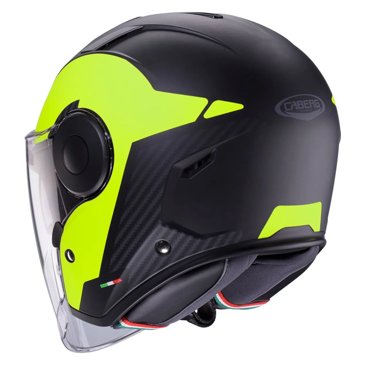 Casco Caberg Soho Milano Matt Black / Yellow