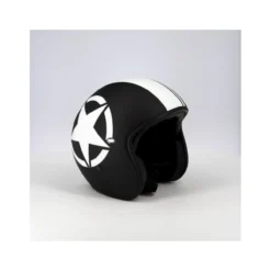 Casco Calotta Piccola Omologata Premier Le Petit Star Nero Opaco