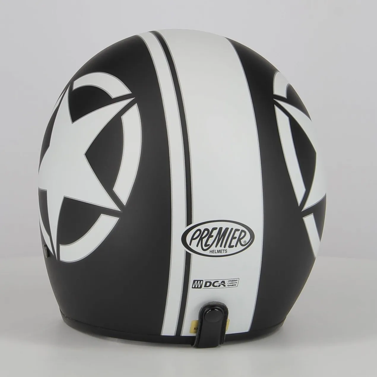 Casco Calotta Piccola Omologata Premier Le Petit Star Nero Opaco