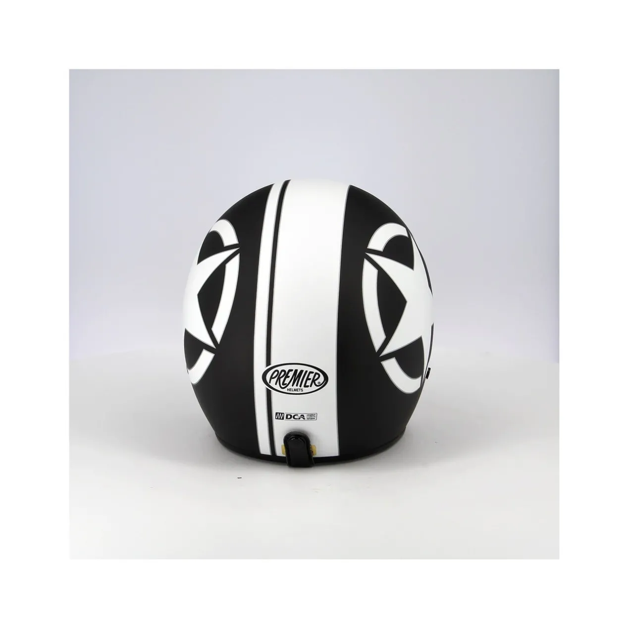Casco Calotta Piccola Omologata Premier Le Petit Star Nero Opaco