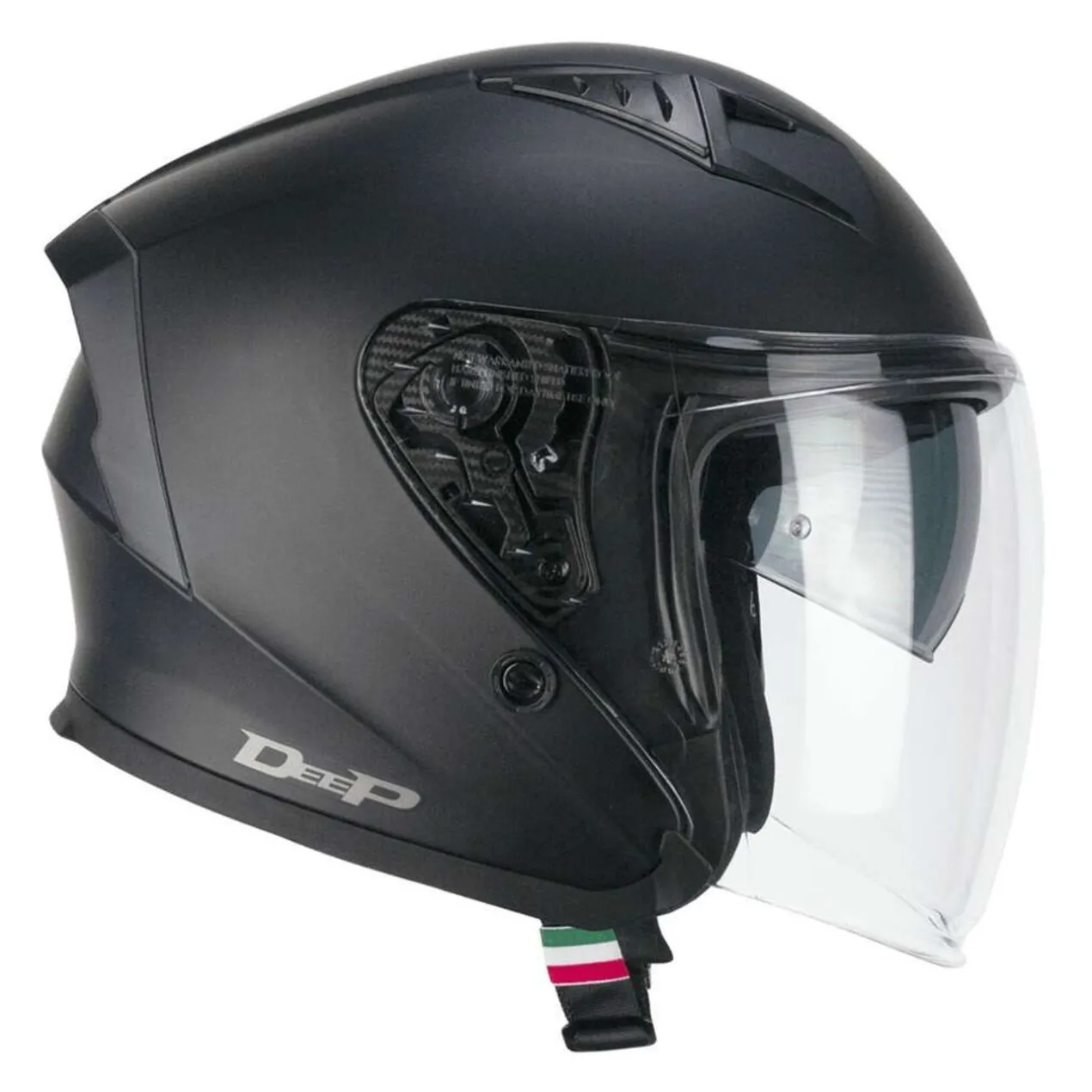 Casco Cgm 127a Deep Mono Nero Opaco