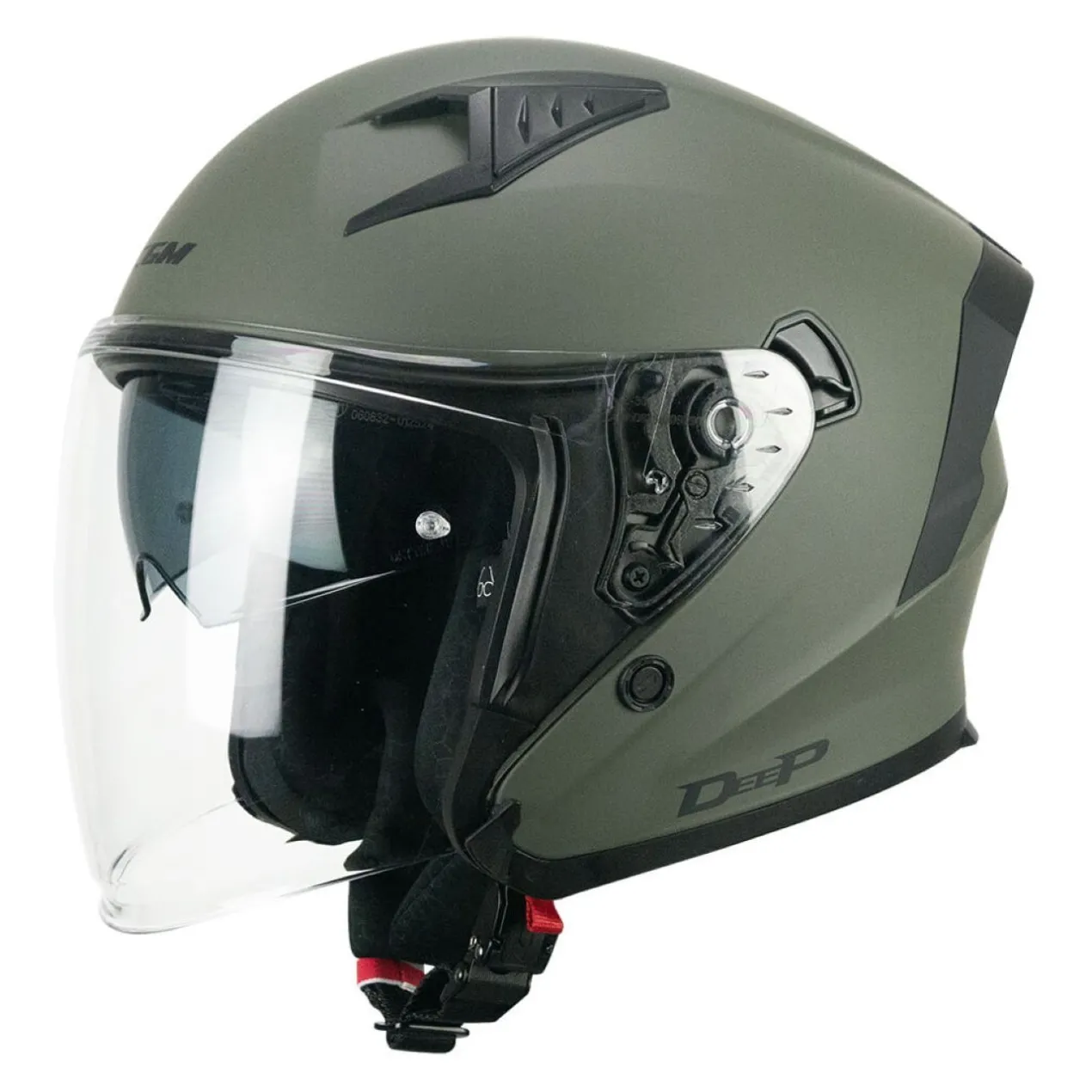 Casco Cgm 127a Deep Mono Verde Opaco