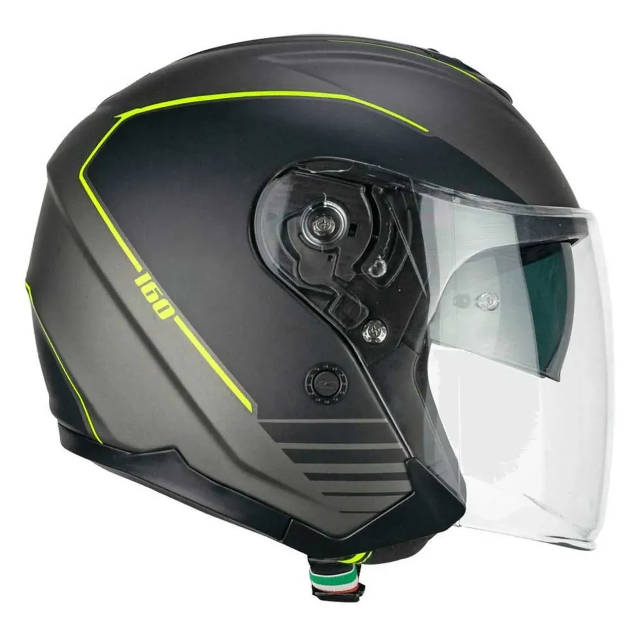Casco Cgm 160g Jad Ride Grafite Giallo Fluo