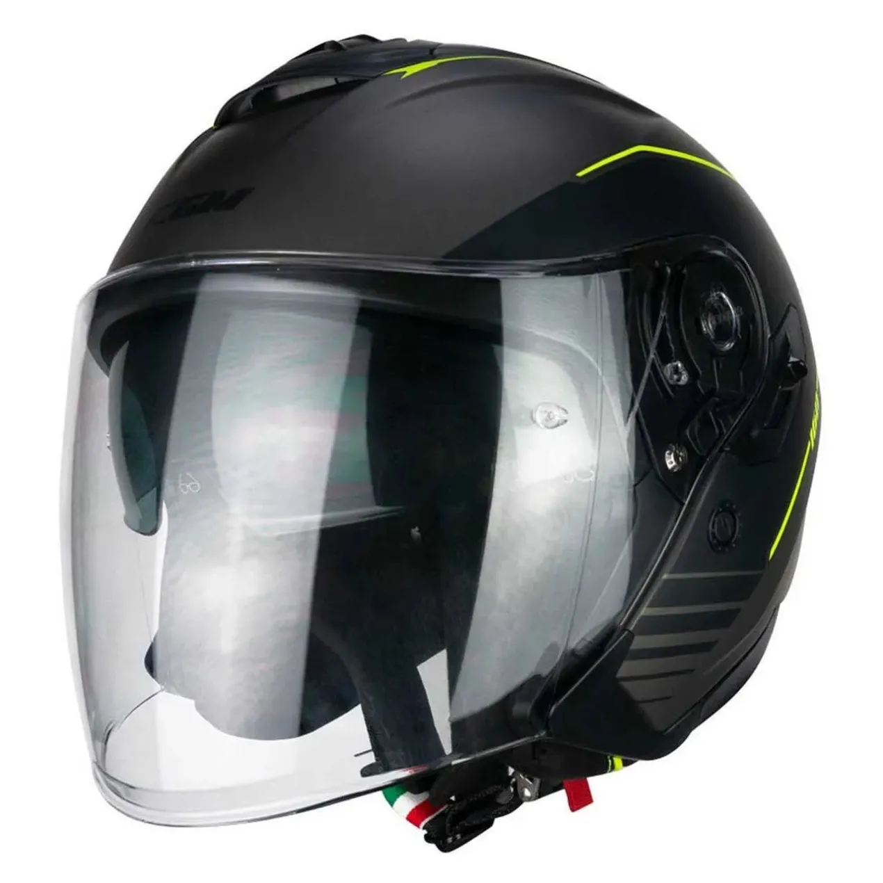 Casco Cgm 160g Jad Ride Grafite Giallo Fluo