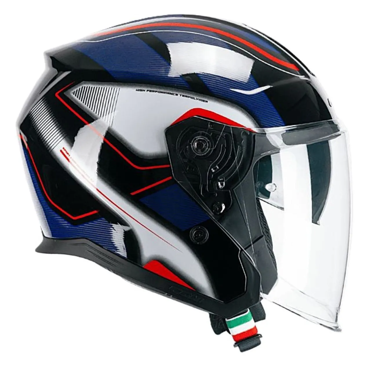 Casco Cgm 136g Rna Sport Nero Rosso Blu