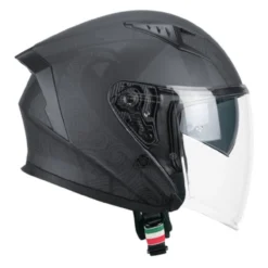 Casco Cgm 127s Deep Rune Nero Grafite Opaco