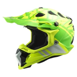 Casco Cross Ls2 Mx700 Subverter Gammax Gloss H-v Yellow Gre