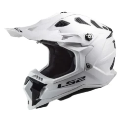 Casco Cross Ls2 Mx700 Subverter Solid Gloss White