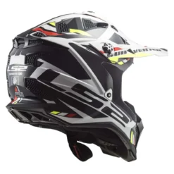 Casco Cross Ls2 Mx700 Subverter Stomp White Black
