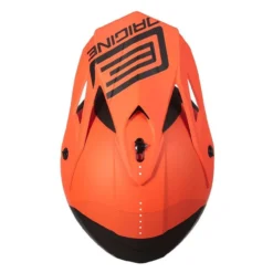 Casco Cross Origine Hero Mx Orange - Black Matt