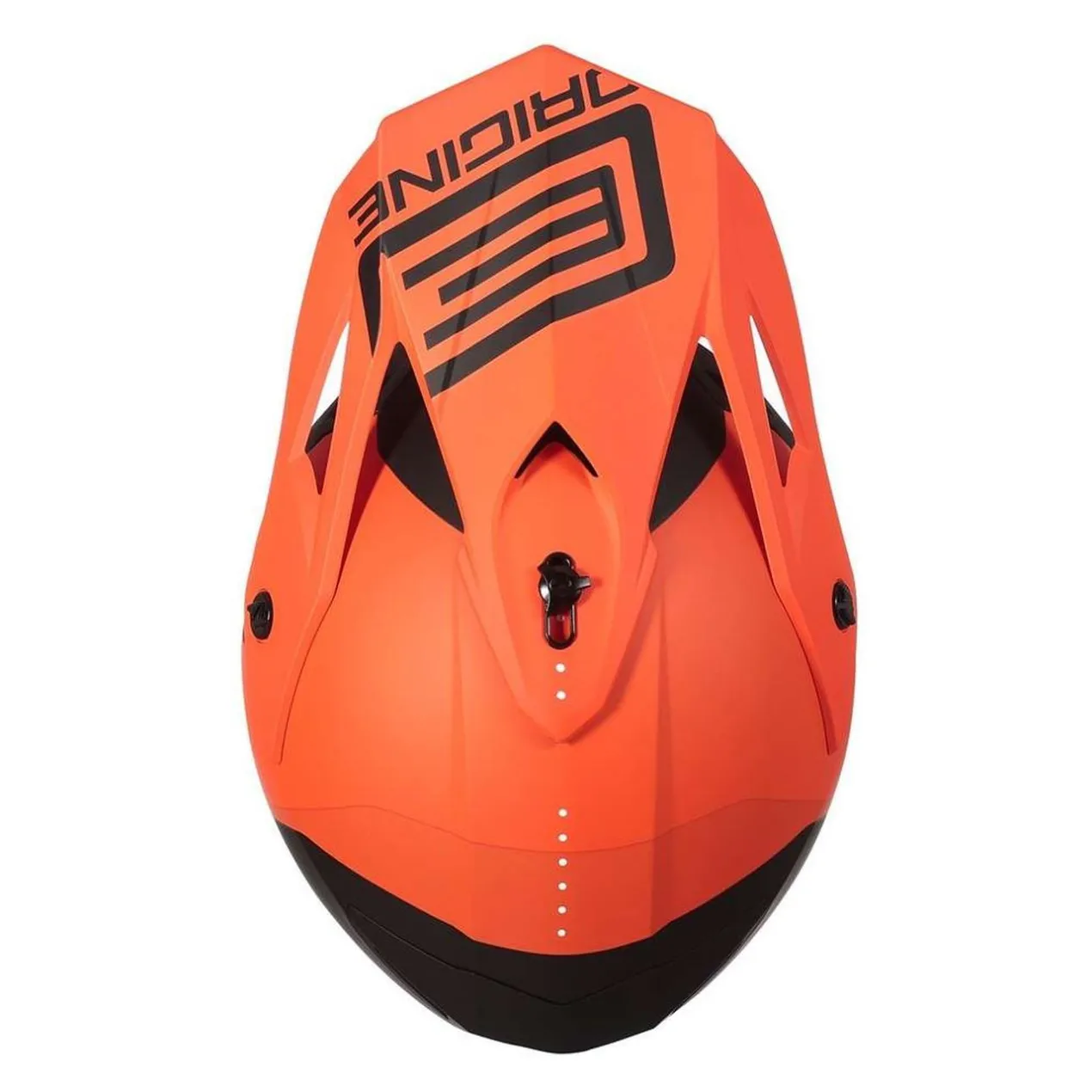 Casco Cross Origine Hero Mx Orange - Black Matt